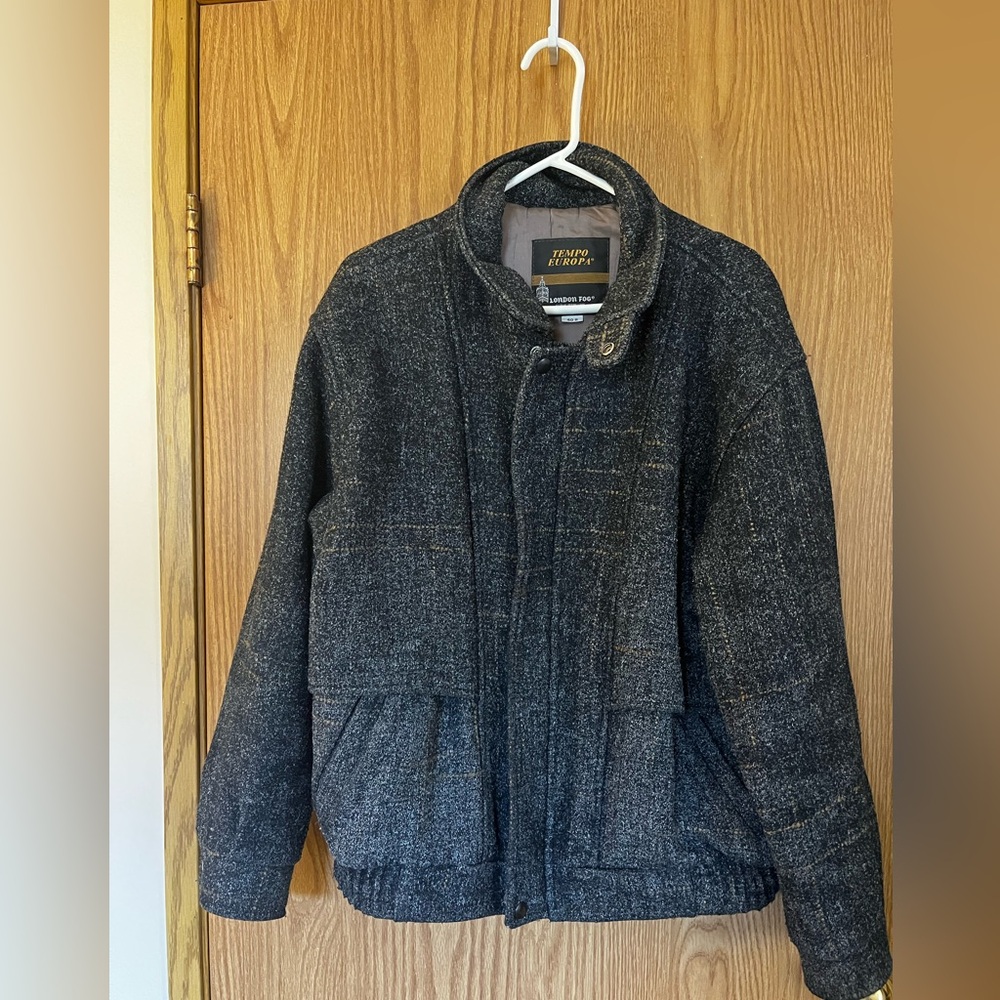 Vintage Wool London Fog bomber Jacket